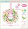 4-Pack 12-Inch Mini Easter Wreaths – Colorful Eggs, Flowers, and Bow for Kitchen Cabinets, Windows, Doors, and Spring Decor